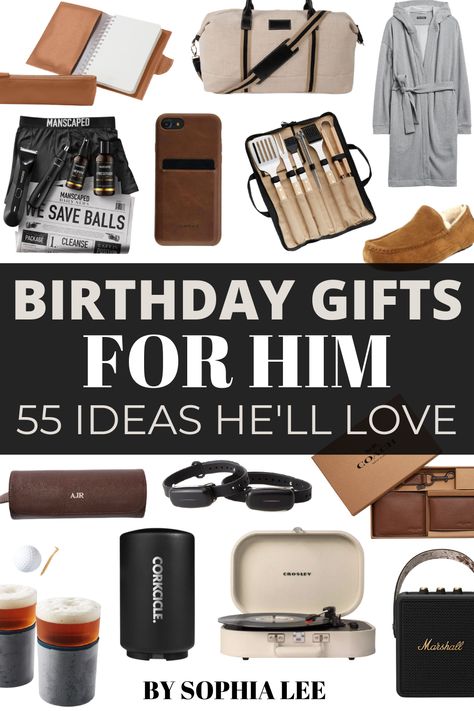 OMG! Thank goodness for these gift ideas! I can never seem to thinkof good birthday gifts for him when gift-giving season comes around but this year I am sticking to this list!! 27th Birthday Gifts For Him, 26 Birthday Gifts For Him, 25 Gifts For 25th Birthday For Him Ideas, 55th Birthday Gift Ideas For Men, 22 Gifts For 22nd Birthday Boyfriends, 27 Gifts For 27th Birthday For Him, 29 Gifts For 29th Birthday For Him, 31 Gifts For 31st Birthday For Him, 31st Birthday Gifts For Him