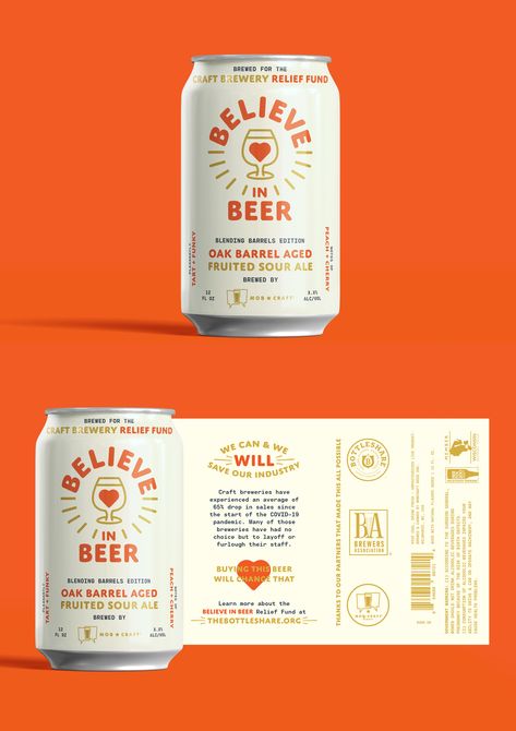 Can Design for Believe in Beer. #beer #craftbeer #beercan #craftbeercan #beercandesign #packaging #packagingdesign Cans Design Packaging, Beverage Packaging Design Inspiration, Drinks Can Design, Beverage Label Design, Beer Packaging Design Branding, Beer Can Packaging, Beer Bottle Label Design, Beer Package Design, Beer Can Label Design