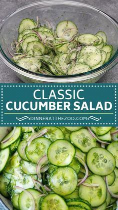 Cucumber Salad Dressing, Cucumber Dill Salad, Cherry Tomato Salad, Resep Salad, Fresh Salad Recipes, Cucumber Recipes Salad, Refreshing Salad, Cucumber Recipes, Makanan Diet