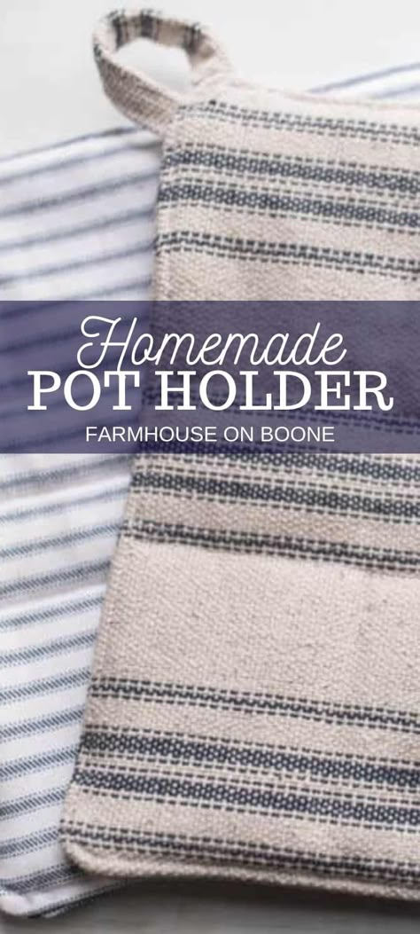 Diy Pot Holders, Hot Pads Diy, Potholder Diy, Diy Potholders, Handmade Pot Holders, Quilted Potholders, Sewing Courses, Potholder Patterns, Diy Pots