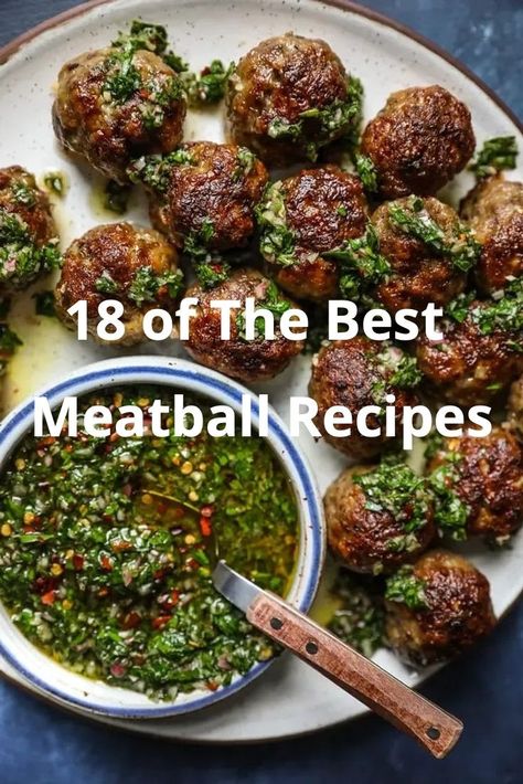 We’ve shared so many meatball recipes over the years, and we finally got around to rounding them up! Presenting the 18 best meatball recipes EVER. Yes, 18. Yes, we love them all and you will, too. Modern Proper Meatballs, Fall Appetizers Meatballs, Fancy Spaghetti And Meatballs, New Years Meatballs, Horderves Appetizers Meatballs, Beef Meatballs And Rice, Meatloaf Mix Meatballs, Swedish Meatball Dinner Ideas, Meatball And Mushroom Recipes