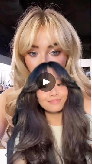 1M views · 130K reactions | only @sabrinacarpenter and her stylist know the truth 😔 #curtainbangs #hairstylingtutorial #hairtutorial | Em | Sabrina Carpenter · Feather (Sped Up) Sabrina Carpenter Hair Bangs Tutorial, Sabrina Carpenter Haircut Curtain Bangs, Curtain Bangs Sabrina Carpenter, Sabrina Carpenter Curtain Bangs, Sabrina Carpenter Bangs Tutorial, Sabrina Carpenter Hair Tutorial, Sabrina Carpenter Haircut, Sabrina Carpenter Bangs, Sabrina Carpenter Hair