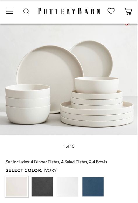 White Dishware Sets, Aesthetic Kitchen Plates, Cute Utensils Aesthetic, Dish Wear Aesthetic, Japandi Kitchen Plates, Minimalist Plates And Bowls, Kitchen Plates Set Aesthetic, Neutral Plates And Bowls, Minimalist Dinnerware Set