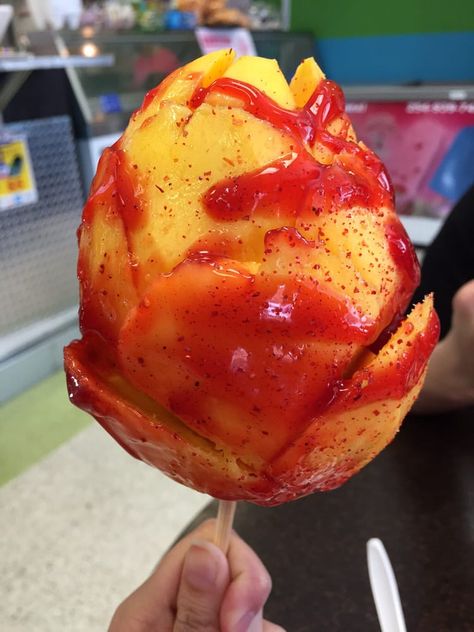 "Hay Elotes" in Austin, A Guide to the Best Mexican Snacks in Austin - Eater Austinclockmenumore-arrow : All Chamoy everything Mexican Snacks Aesthetic, Mexican Food Desserts, Mexican Snacks Chamoy, Snacks Mexicanos, Mexican Snacks To Sell, Hispanic Snacks, Chamoy Snacks, Mexican Antojitos, Mexican Snack Foods