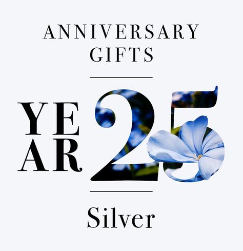 Our Guide to 25th Anniversary Gifts: Silver Linings 25th Anniversary Gifts For Husband Silver, 25th Anniversary Ideas, 25th Anniversary Gifts For Husband, 25 Year Anniversary Gift, Silver Wedding Anniversary Gift, Traditional Anniversary Gifts, Homemade Wedding Gifts, Homemade Anniversary Gifts, Silver Anniversary Gifts