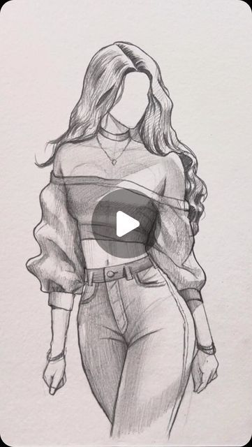 VKArtbox on Instagram: "This is easy or not !? 🤩❤️" Simple Sketch Ideas For Beginners, Girl Drawing Sketches Easy, Drawing Story Instagram, Drawing Ideas Easy Girl, Pen Drawing People, Drawing Pictures Pencil Art, Pencil Art Easy Drawings Sketches, Drawing Of A Girl Easy, Girls Drawing Easy