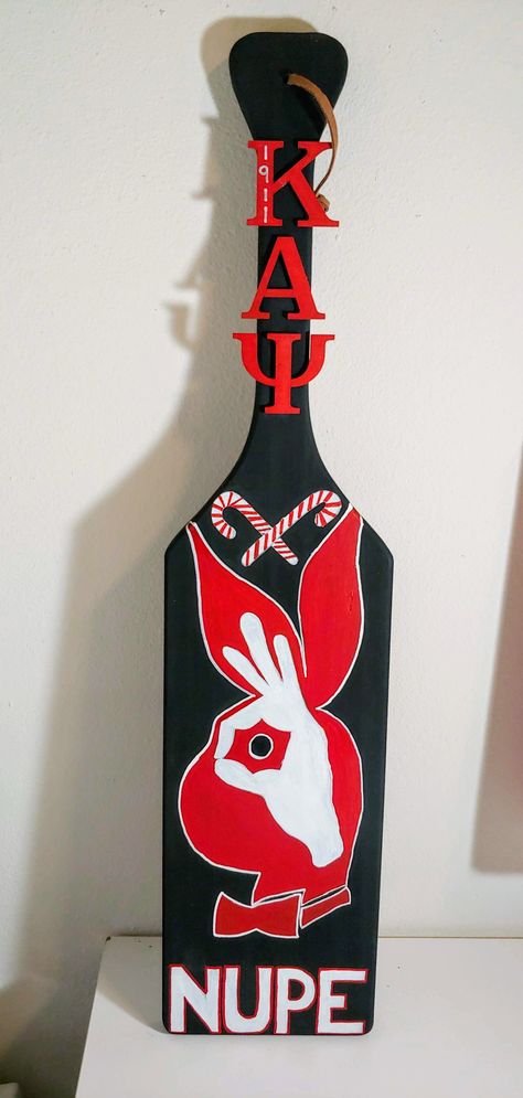 Nupe Kappa Gifts, Kappa Cane Ideas, Fraternity Paddles Ideas, Omega Psi Phi Paddle, Kappa Alpha Psi Paddle, Greek Paddles Fraternity, Fraternity Paddles For Guys, Greek Paddle Ideas, D9 Paddles