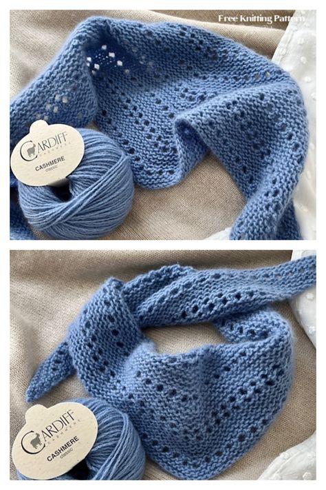 Eyelet Vibes Scarf Free Knitting Pattern - Knitting Pattern Knitted Neck Scarf Free Pattern, Head Scarf Knitting Pattern, Free Knitted Scarf Patterns, Knitted Scarf Pattern Free, Lace Scarf Knitting Pattern Free, Free Knit Scarf Patterns, Knitted Scarf Patterns, Garter Stitch Scarf, Knit Scarfs