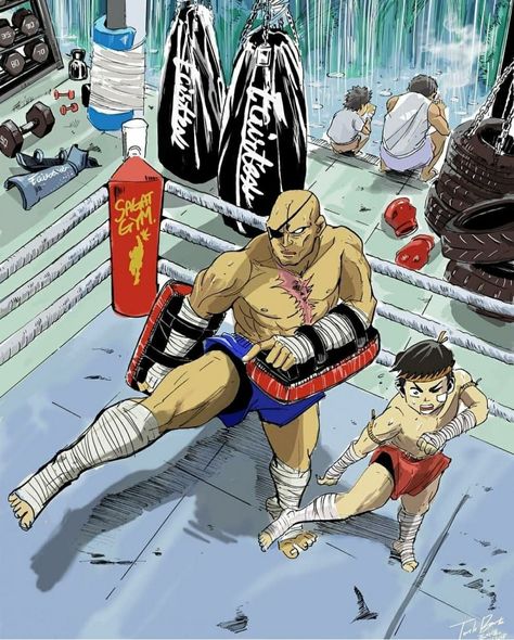 Sagat Street Fighter Art, Muay Thai Wallpaper, Muay Thai Art, Sagat Street Fighter, Muay Thai Tattoo, Street Fighter Wallpaper, Muay Boran, Muay Thai Martial Arts, Weight Training Routine