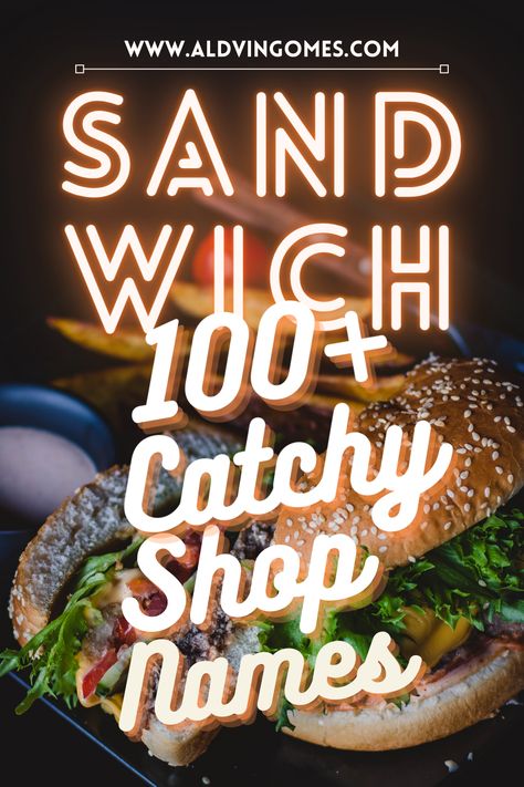 Planning to start your own sandwich shop? But stuck on names? Here is the list of Catchy Sandwich Shop Names you can't miss. Sandwich Shop Names, Sandwich Shop Names Ideas, Sandwich Shop Names Business, Sandwich Shop Names Signs, Sandwich Names Ideas, Sandwich Shop Decor, Sandwich Cafe Design, Small Sandwich Shop Ideas, Sandwich Shop Names Ideas, Sandwich Store Design, Burger Shop Names Ideas, Burger Names Ideas, Food Shop Names Ideas