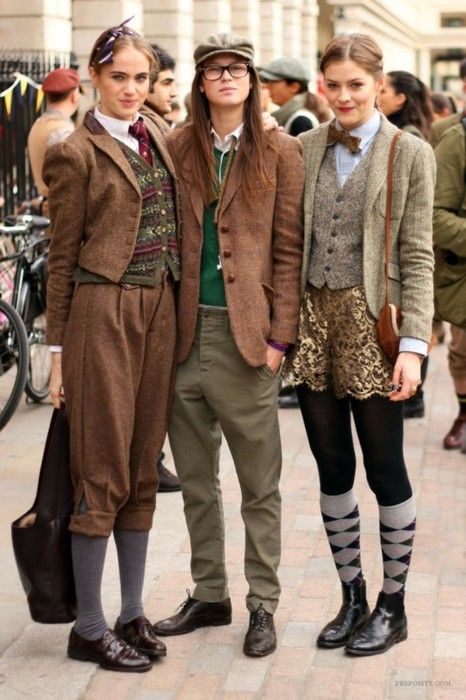 Cool Tweed Dandy Look, Tweed Ride, Pretty Pants, Ralph Laurent, Tweed Run, Mode Steampunk, Teddy Girl, Stile Preppy, Toni Garrn