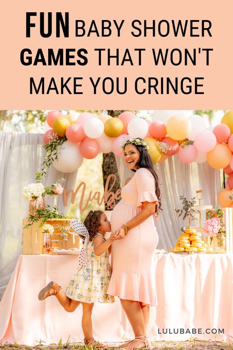 The best classy baby shower games that won't make your guests cringe! Trendy Baby Shower Themes, Shower Prizes, Classy Baby Shower, Baby Shower Prizes, Decoration Evenementielle, Creative Baby Shower, Pretty Pregnant, Fun Baby Shower Games, Parent Life