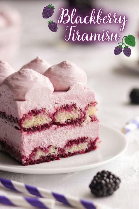 Blackberry Mascarpone, Blackberry Recipes, Mascarpone Cream, Italian Dessert, Tiramisu Cake, Tiramisu Recipe, Cream Filling, Berries Recipes, Italian Desserts