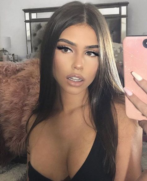 Insta Baddie Makeup, Cute Makeup Looks, Baddie Makeup, Straight Human Hair, Glam Makeup, Girls Makeup, Pretty Makeup, Cute Makeup, Human Hair Extensions