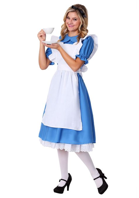 Alice Costume, Alice In Wonderland Dress, Wonderland Dress, Great Halloween Costumes, Magic Land, Alice In Wonderland Costume, Wonderland Costumes, Fancy Dress Costumes, Halloween Costumes For Kids