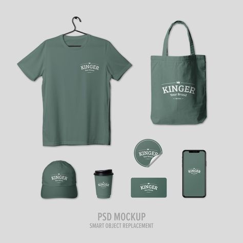 Branding Mockups Free, Corporate Identity Mockup, Mock Up T Shirt, Work Apparel, Postcard Mockup, Design Dragon, Mockups Free, Design Jersey, Free Fashion