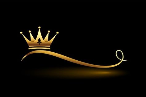 Free vector golden crown background to a... | Free Vector #Freepik #freevector #king #queen #crown #crown-queen Queen Logo Design, Crown For King, King Crown Drawing, Crown Background, Crown Drawing, Crown Queen, Christmas Party Themes, Alphabet Images, Golden Crown