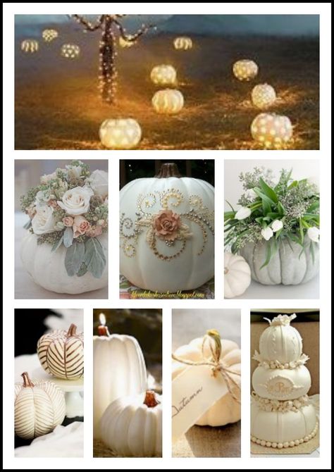 WHITE AUTUMN WEDDING with White Pumpkin Theme. http://www.whitesatinweddingshow.com/a-white-pumpkin-wedding.html White Pumpkin Wedding, White Pumpkins Wedding, Pumpkins Wedding, White Autumn, Autumn Weddings, Pumpkin Wedding, Pumpkin Theme, Wedding Show, Autumn Wedding