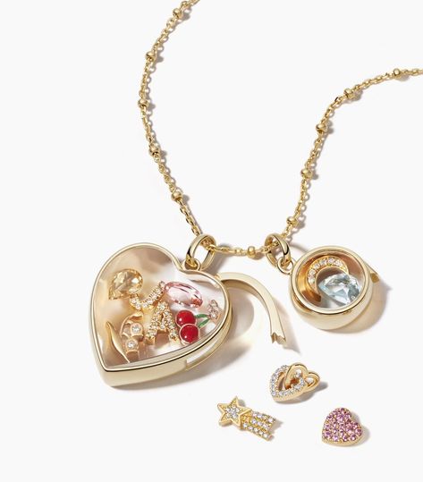 Heart Locket Bracelet, Loquet London, Diamond Locket, Locket Ring, Solid Gold Charms, Locket Bracelet, Round Locket, Gold Locket, Locket Charms