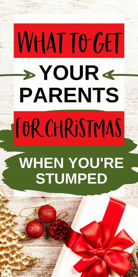 20 Christmas Gift Ideas you can Get Your Parents when You're Stumped - Christmas Presents For Parents, 20 Christmas Gift Ideas, Christmas Gift Ides, Christmas Gift Ideas For Family, Good Gifts For Parents, Xmas Gifts For Mom, Christmas Presents For Moms, Christmas Presents For Dad, Grandparents Christmas