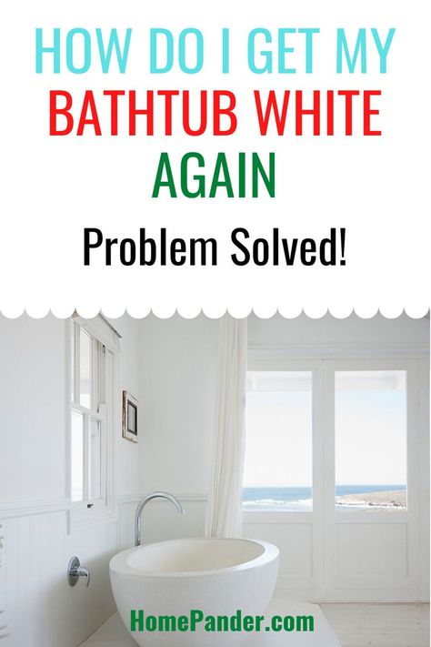 Almost everybody complains that bathtub stains won’t come out or is looking for a bathtub whitener. So, many people ask that- “How do I get my bathtub white again?” To whiten the bathtub again as like as new you can follow some steps. #bathroomcleaning #bathroomsmell #cleaninghacks #householdhacks #clean #bathroomdecor #housecleaning #nyc #bathroom #cleaning #bathtub #home #cleaninghack #tilesclean Cleaning Bathtub, Nyc Bathroom, Southern Charm Decor, Bathtub Cleaner, Old Bathtub, White Tub, Clean Bathtub, Best Cleaner, Old Bathroom