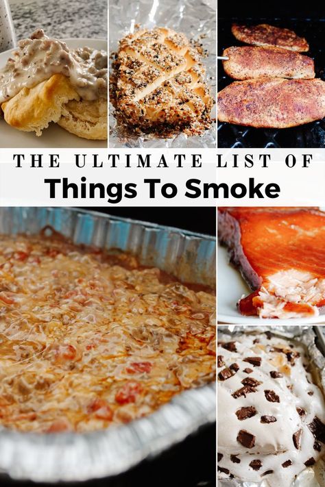 Smoked recipes Smoker Cooking Recipes, Smoker Grill Recipes, Easy Smoker Recipes, Bbq Smoker Recipes, Smoker Recipes Electric, Traeger Cooking, Pellet Smoker Recipes, Smoker Cooking, Pellet Grill Recipes