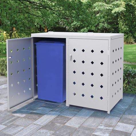 Garbage Can Storage, Bin Shed, Bin Store, Can Storage, Waste Bin, Garbage Bin, Outdoor Storage Sheds, Safe Storage, Trash Bins