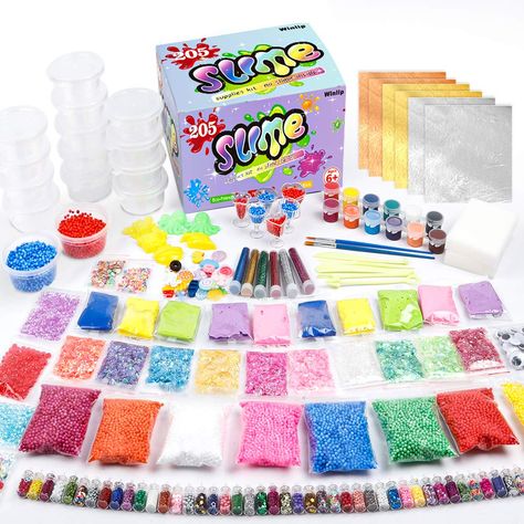 Fruit Slime, Slime Making Kit, Colorful Slime, Slime Kits, Clear Containers, Slime Supplies, Slime Making, Slimy Slime, Slimes Supplies