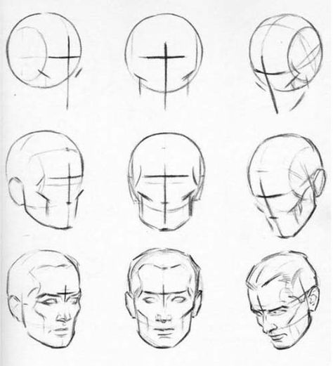 anatomical drawings of heads | Patrick’s Free Art Course – Lesson 04 Anatomy – Exercise H Head Anatomy, Drawing Hands, 얼굴 드로잉, Drawing Tutorial Face, Drawing Heads, Human Anatomy Drawing, 얼굴 그리기, Human Figure Drawing, Anatomy Sketches