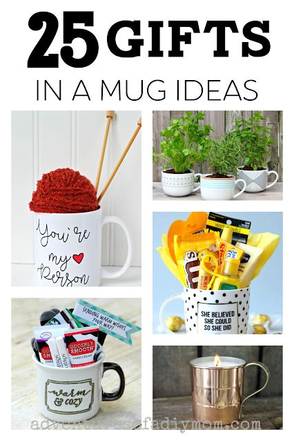 Spice up your gift-giving this year with gifts in a mug! Check us out for unique projects to make for any occasion. Gift In A Mug, Coffee Mug Gifts Ideas Filled, Mugs Gift Ideas, Diy Christmas Mugs, Coffee Mug Crafts, Cake In A Mug, Mug Ideas, Diy Mom, Mug Gift Ideas