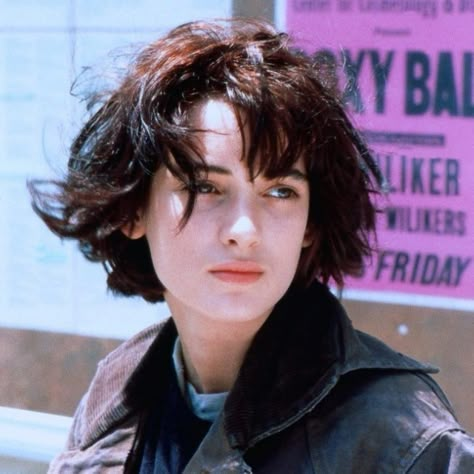 Winona Ryder, Short Hair, A Woman, Hairstyles, Hair, Pink