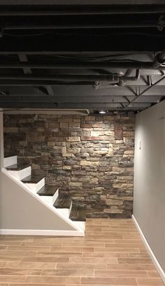 درج السلم, Basement Inspiration, Basement House, Basement Stairs, Basement Makeover, Basement Ceiling, Basement Walls, Basement Bedrooms, Basement Flooring