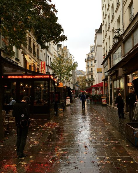 Paris in the Rain Rain Paris, Paris In The Rain, Cozy Aesthetics, Paris Autumn, Paris Life, Autumn Breeze, Paris Trip, Paris Aesthetic, Playlist Covers