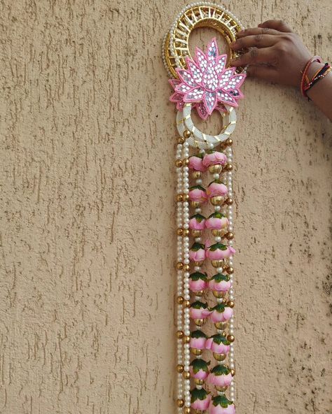 60" long hangings DM us for more details or WhatsApp us on 9867422790 Side Hangings For Diwali, Toran Design, Temple Decoration, Tissue Paper Flowers Diy, Diwali Decorations At Home, Diwali Decoration Items, Diy Diwali Decorations, Diwali Decor, Ethnic Decor