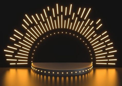 Speaker Stage Design, 2023 Stage Design, Lighting Stage Design, Circle Stage Design, Award Stage Design, Modern Stage Design, Music Stage Design, 3d Stage Design, Stage Background Design