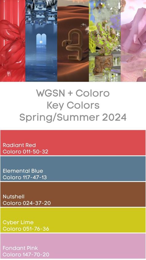 Jun 13, 2022 - Explore and immerse yourself in the future of color. 2023 Color Trends Clothing, Ss24 Interior Trends, Fashion Trend 2023-2024 Summer, Spring Summer 2024 Color Trends Wgsn, Ss24 Colour Palette, Colour Palette 2024 Fashion, Color Trends Fashion Ss24, Summer 2024 Colour Trends, Spring Summer 2024 Colors