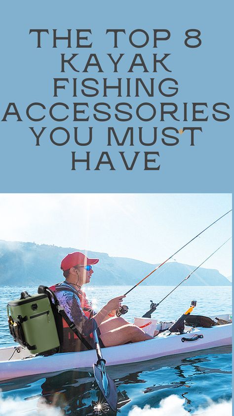 Are you looking to take your kayak fishing to the next level? Check out the top 8 accessories you need for next fishing adventure! Kayak Fishing Rod Holder, Diy Fishing Gear, Kayak Bass Fishing, Kayak Fishing Setup, Kayak Fishing Diy, Surf Kayak, Hobie Kayak, Inflatable Fishing Kayak, Kayak Fishing Tips