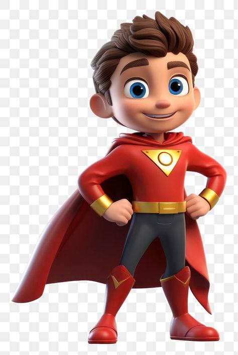 Superhero Illustration, 3d Superhero, Kid Cartoon, Superman Kids, Cartoon Superhero, Animation Tools, Superhero Toys, Kids Hero, Superhero Kids