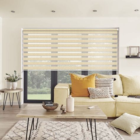 Luxury day and night blinds Blinds Day And Night, Zebra Blinds For Windows, Zebra Blinds With Curtains, Zebra Blinds Living Rooms, Zebra Blinds Bedroom, Vision Blinds, Persiana Sheer Elegance, Blinds For Windows Living Rooms, Interior Solutions