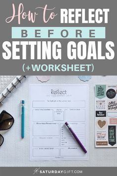 Reflect on your summer worksheet. Reflect before setting goals for the fall {+free worksheet} | Pretty printable | Planner sheet | Goal Planning | Reflect my year | Reflect on life | Achieve your goals | Self Development | Personal Development | Organization | Planning | SaturdayGift | Saturday gift #SaturdayGift #goalsetting #reflection #personaldevelopment #worksheet #freeprintables Setting Goals Worksheet, Reflection Worksheet, Goal Setting Vision Board, Set Goals Quotes, Personal Goal Setting, Summer Worksheets, Smart Goal Setting, Goal Setting Template, Goals Worksheet