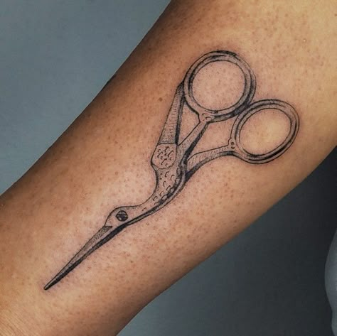 Minimalist Scissor Tattoo, Stork Scissors Tattoo, Crane Scissors Tattoo, Bird Scissors Tattoo, Fabric Scissors Tattoo, Embroidery Scissors Tattoo, Sewing Scissors Tattoo, Sissor Tattoo, Vintage Scissors Tattoo