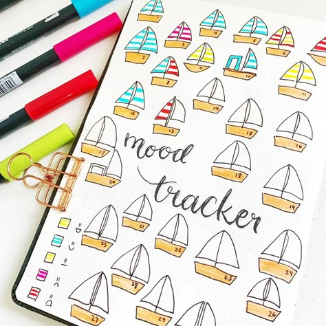 Preppy Mood Tracker, June Bullet Journal Mood Tracker, August Bullet Journal Mood Tracker, July Bullet Journal Mood Tracker, Summer Mood Tracker, July Habit Tracker, Bullet Journal Juli, June Mood Tracker, July Mood Tracker