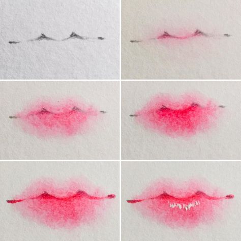 how i draw lips!!!! by naschan99 on ... Asian Lips Drawing, How To Draw Anime Lips, How I Draw Lips, Lip Tutorial Drawing, Drawn Lips, Anime Mouth Drawing, How To Draw Lips, Easy Eye Drawing, Drawing Lips