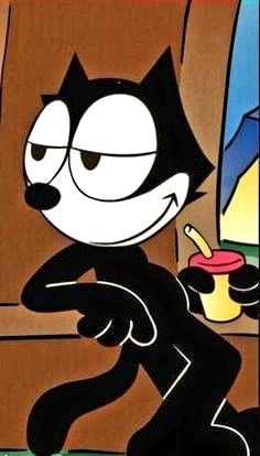 Felix Cat, Cartoon Faces Expressions, Alley Oop, Cartoon Star, Felix The Cat, Felix The Cats, Old Cartoons, Classic Cartoons, A Cartoon