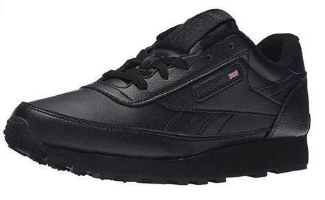 Stylish Sneakers Women, Womens Tennis Shoes, Casual Joggers, Shoe Black, Reebok Women, Reebok Classic, Gym Shoes, Classic Sneakers, Black Solid