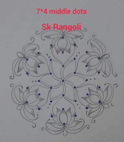 Lakshmi Rangoli, Round Rangoli, Ugadi Rangoli, Traditional Rangoli Design, Pattern Design Drawing, Easy Rangoli Designs Videos, Very Easy Rangoli Designs, Rangoli Designs Photos, Rangoli Designs Simple Diwali