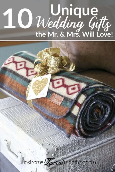 10 Unique Wedding Gifts the Mr and Mrs will Love. #ad #weddinggifts #weddinggiftideas #wedding #marriage #brideandgroom #bride Last Minute Wedding Gifts, Best Friend Wedding Gifts, Unusual Wedding Gifts, Cheap Wedding Gifts, Sentimental Wedding Gifts, Unique Bridal Shower Gifts, Homemade Wedding Gifts, Thoughtful Wedding Gifts, Bridal Shower Gifts For Bride