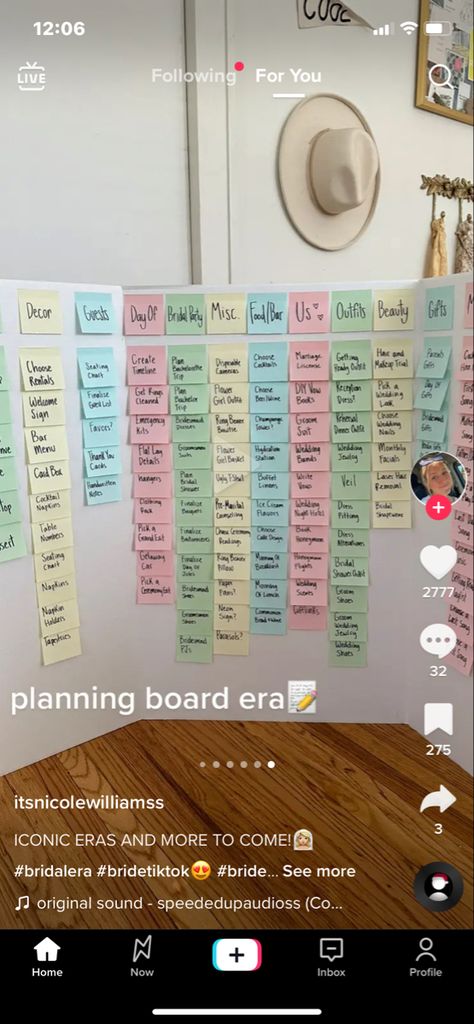 Wedding Todo Board, Post It Note Wedding Planning, Wedding Sticky Note To Do Board, Wedding Planning Organization Board, Sticky Note Wedding Planning, Wedding To Do Poster Board, Wedding To Do List Checklist Poster Board, Wedding To Do List Board, Wedding Checklist Board