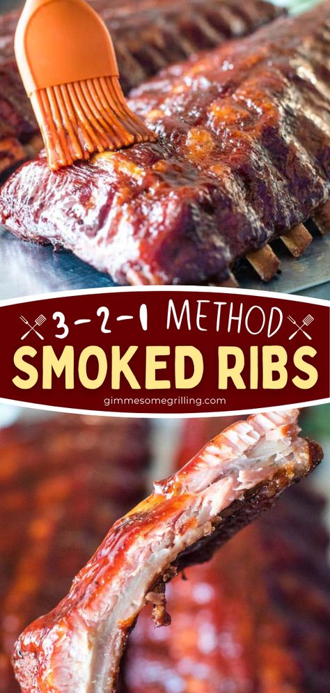 easy dinner recipe, Father's day grilling ideas Easy Rib Recipes, Easy Ribs, Smoked Recipes, Traeger Grill Recipes, Bbq Cookout, Smoked Pork Ribs, Carnivore Recipes, Favorite Casseroles, Pork Rib Recipes