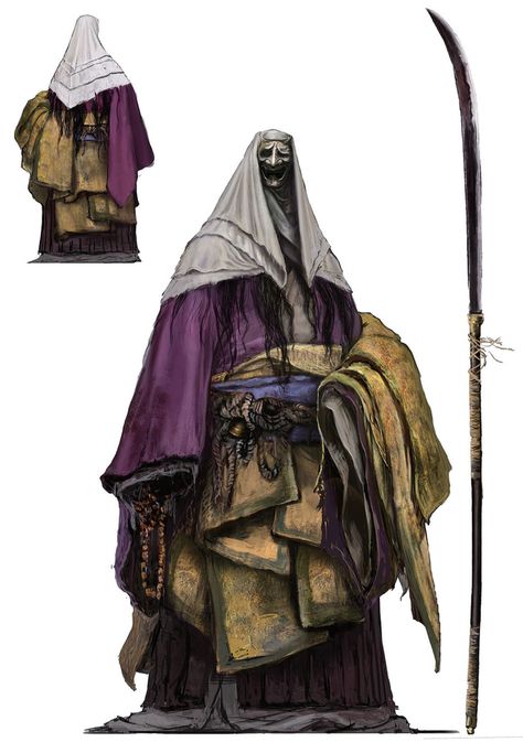 Corrupted Monk Concept Art from Sekiro: Shadows Die Twice #art #artwork #gaming #videogames #gamer #gameart #conceptart #illustration #sekiro #monk Slayer Character Design, Corrupted Monk, Concept Art Landscape, 다크 판타지, Monster Concept Art, Art Disney, Fantasy Monster, Soul Art, Monster Design